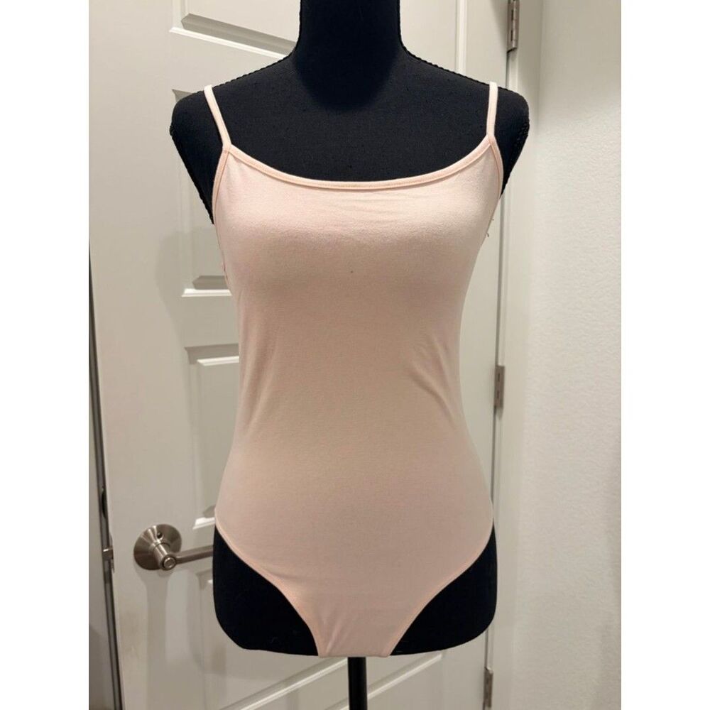 Forever 21 Light Pink Spaghetti Strap Bodysuit